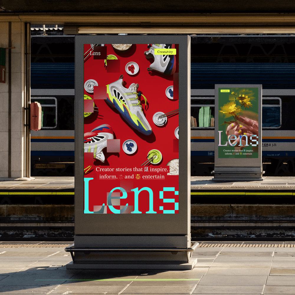 Lens Subway Ads